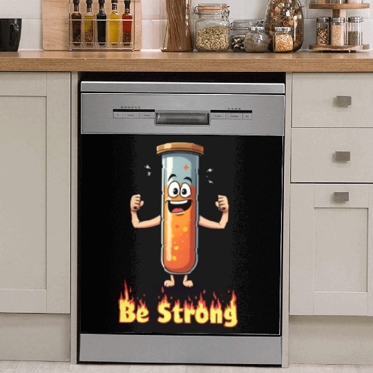 Humans and Chemistry - Be Strong Dish Washer Covers