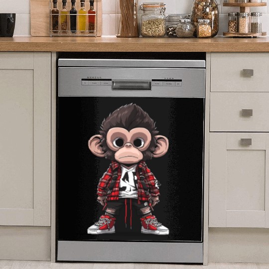 Bored Monkey Dish Washer Covers