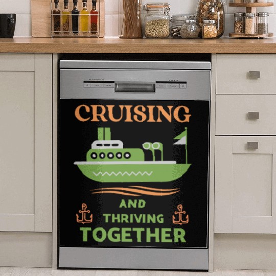 Cruising and Thriving Together Dish Washer Covers