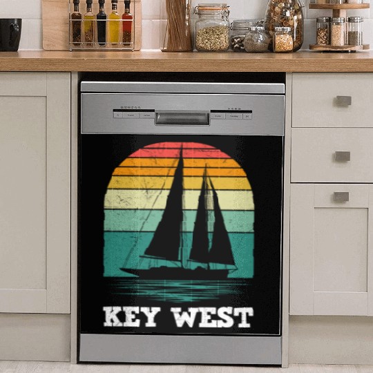 KEY-WEST FLORIDA Sailing Sunshine-State West Keys Dish Washer Covers