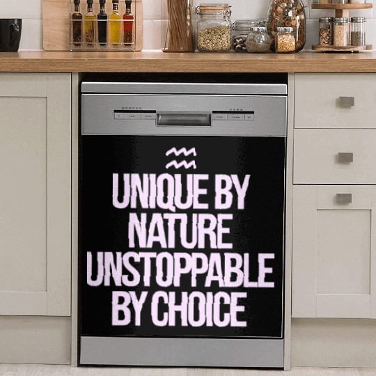 Unique By Nature Aquarius Character Zodiac Dish Washer Covers