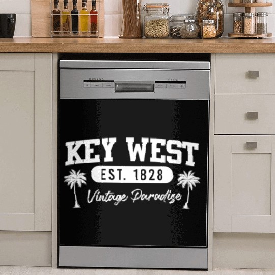 KEY-WEST ESTABLISHED 1828 VINTAGE PARADISE Dish Washer Covers