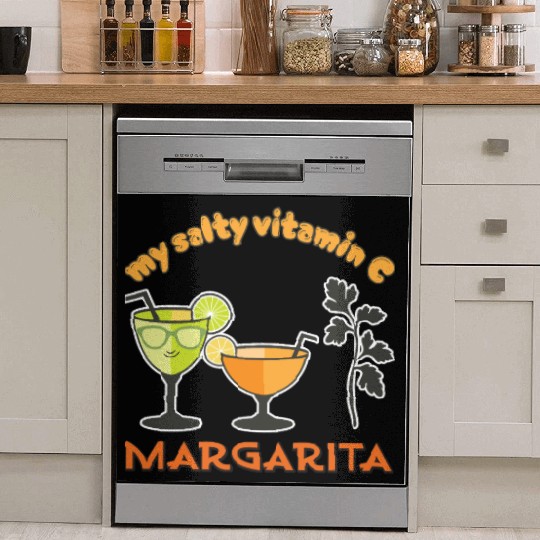 Margarita my salty vitamin C Dish Washer Covers