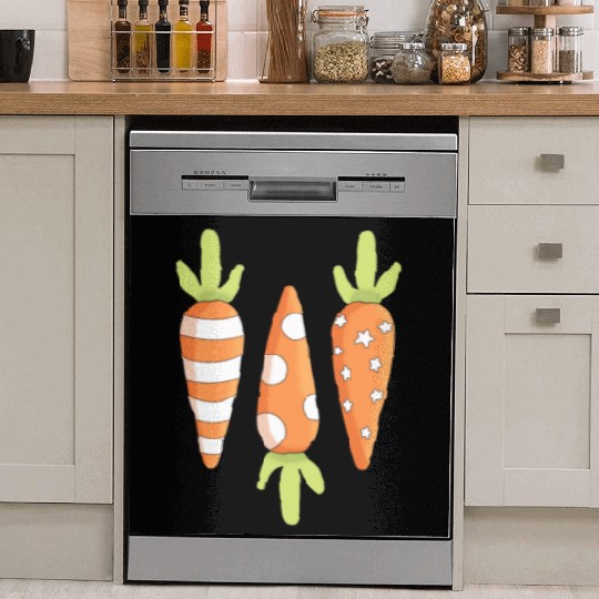 Happy Easter Carrot Dish Washer Covers