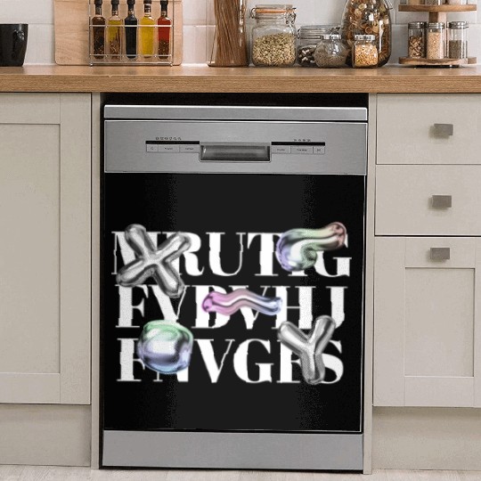 Urban Stack Typography Dish Washer Covers