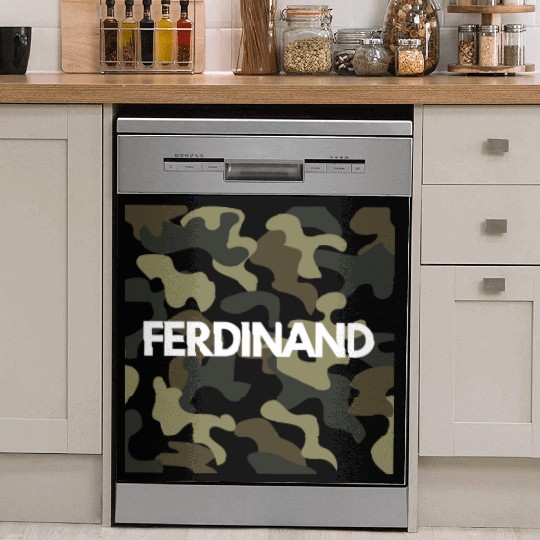 Ferdinand Name Dish Washer Covers Men Good Quality Camouflage