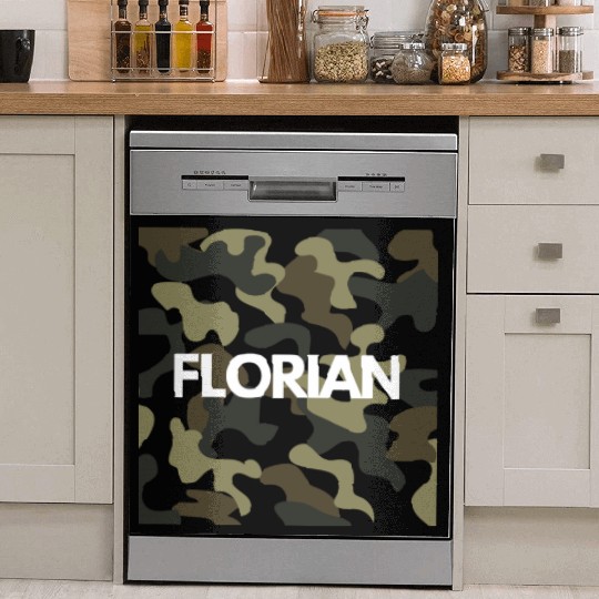 Florian Name Dish Washer Covers Men Good Quality Camouflage