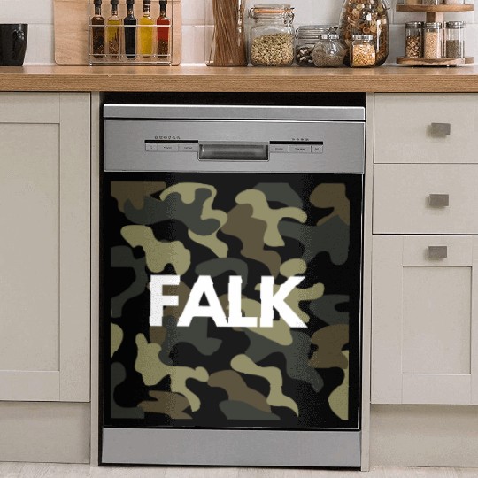 Falk Name Dish Washer Covers Men Good Quality Camouflage