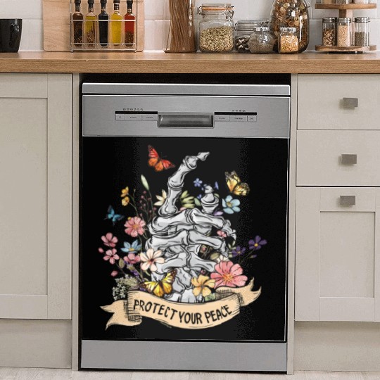 Protect Your Peace Mindfulness Dish Washer Covers