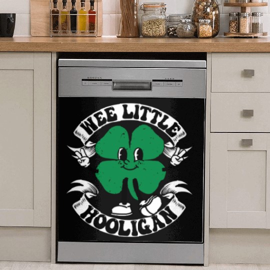 Wee Little Hooligan Cute St. Patrick's Day Irish Dish Washer Covers