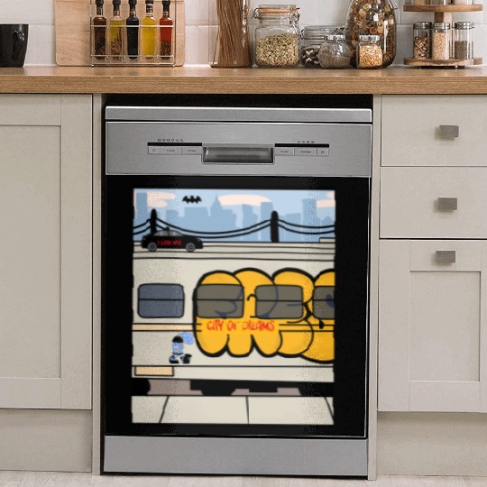 New York City – City of Dreams | NYC Skyline Dish Washer Covers