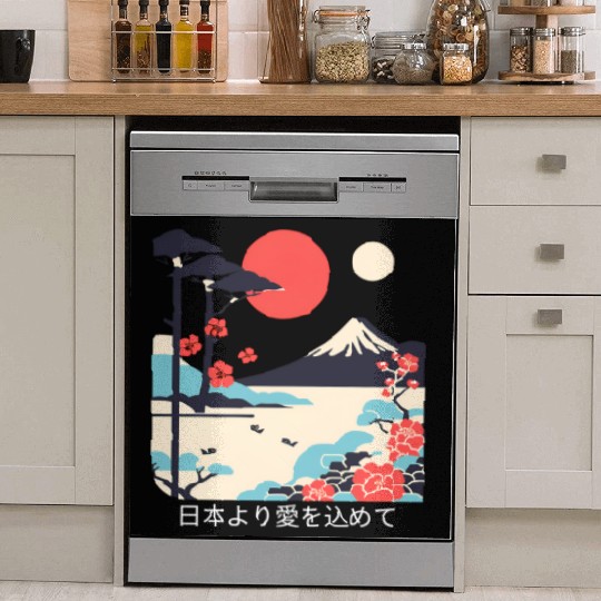 Japan Inspired Unisex Dish Washer Covers, From Japan with love