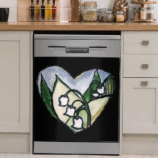 Lily of the Valley Dish Washer Covers