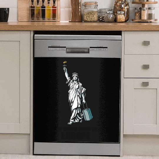 Funny Statue of Liberty USA America Sarcasm Dish Washer Covers