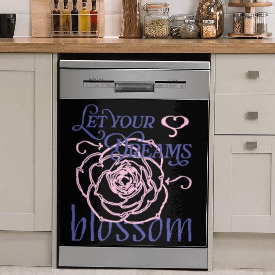 Dreams Blossom Floral Design Dish Washer Covers