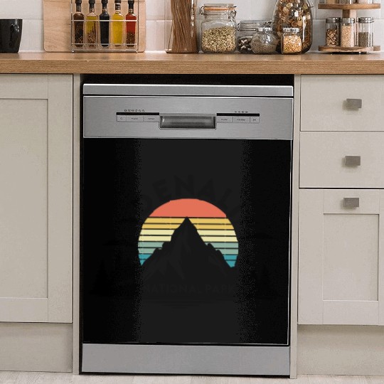 Retro Denali National Park US Vintage Denali Dish Washer Covers