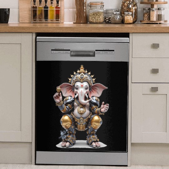 Ganesha, Hindu God Dish Washer Covers