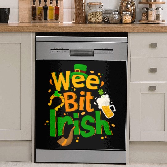 Wee Bit Irish Dish Washer Covers Drinking Irish Lover