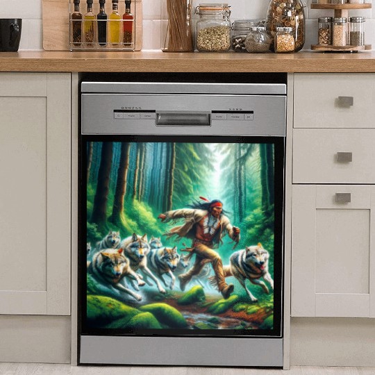 Native American Runner Dish Washer Covers