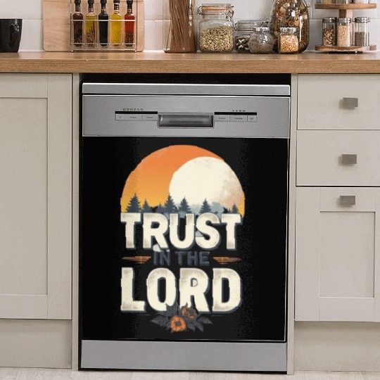 Trust in the Lord Bible Verse Dish Washer Covers Christian