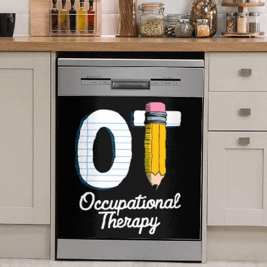 Pediatric Occupational Therapy Cute Pencil Back Dish Washer Covers
