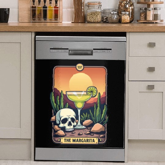 Mexican Cinco De Mayo The Margarita Tarot Card Dish Washer Covers