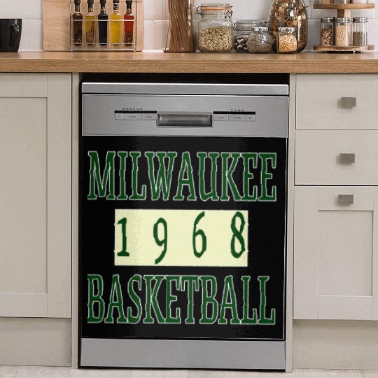 Milwaukee Basketball 1968 Classic Dish Washer Covers
