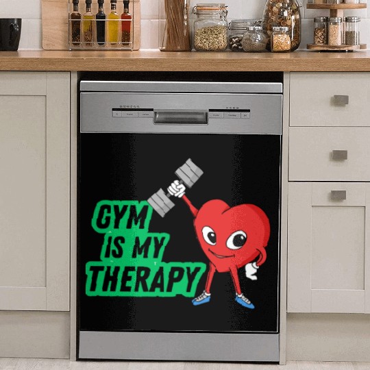 Gym is my therapy Dish Washer Covers