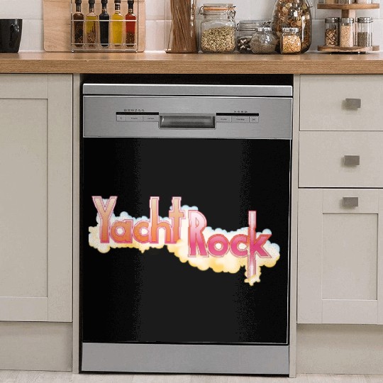 Yacht Rock Party Boat Drinking Dish Washer Covers Vintage 70s