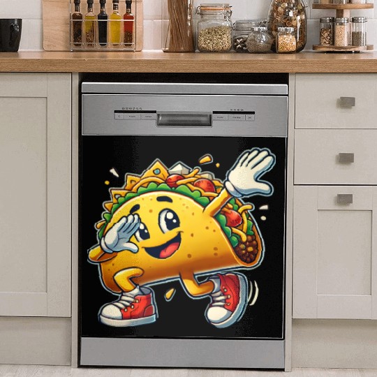 Dabbing Taco Cinco de Mayo Mexican Food Dish Washer Covers