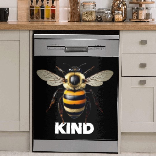 Bumble bee kind cute birthday present Dish Washer Covers