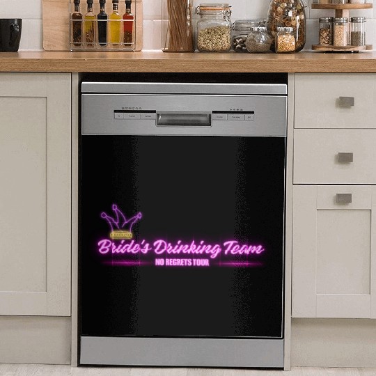 Bride's Drinking Team – No Regrets Tour Dish Washer Covers