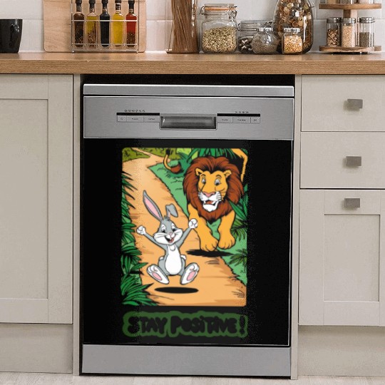 Stay Positive | Motivational & Inspirational Quote Dish Washer Covers
