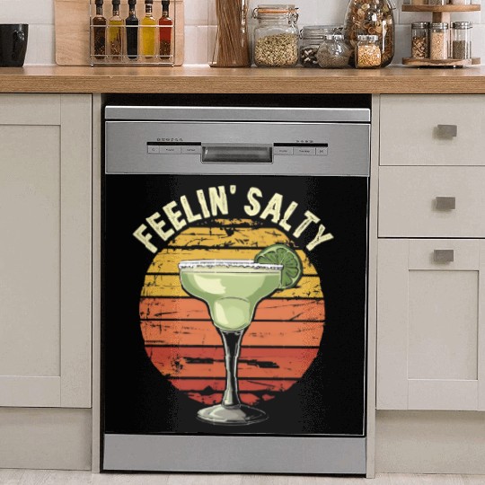 Feelin Salty Margarita-Dish Washer Covers Cinco Mayo