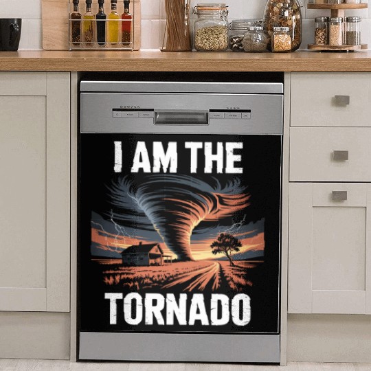 I Am The Tornado Meteorology Storm Chasing Dish Washer Covers