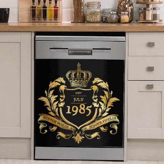 40th birthday Semper Verum - Established 08/1985 Dish Washer Covers