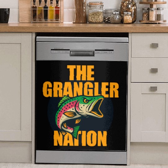 Grangler Nation (Rainbow Trout) Dish Washer Covers