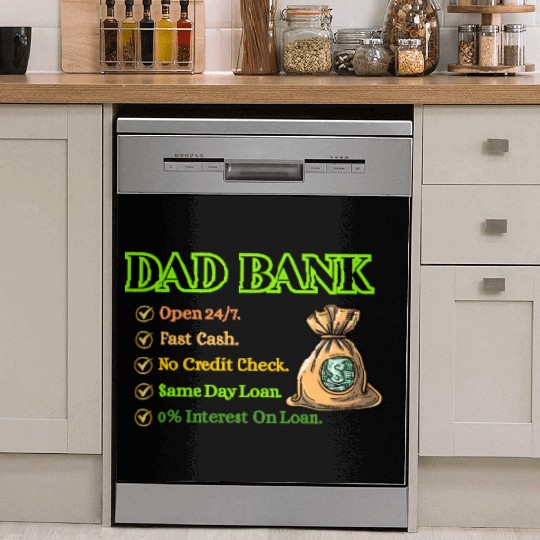 Bank Of Dad Dish Washer Covers