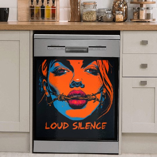 Loud Silence Psychedelic Dish Washer Covers