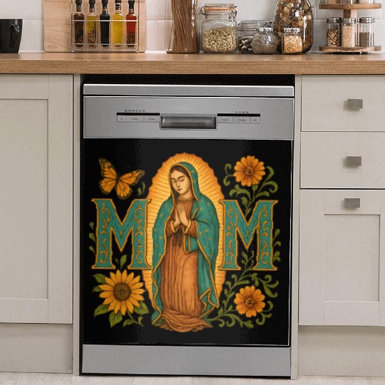 Mexican Mom Mexican Heritage Virgen De Guadalupe Dish Washer Covers