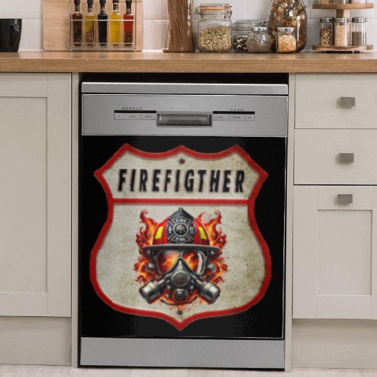 Fire Brigade Coat Of Arms Dish Washer Covers