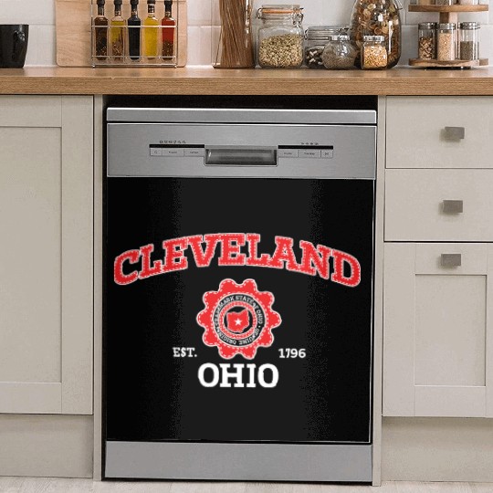Cleveland Ohio Pride - Hometown Ohio Dish Washer Covers