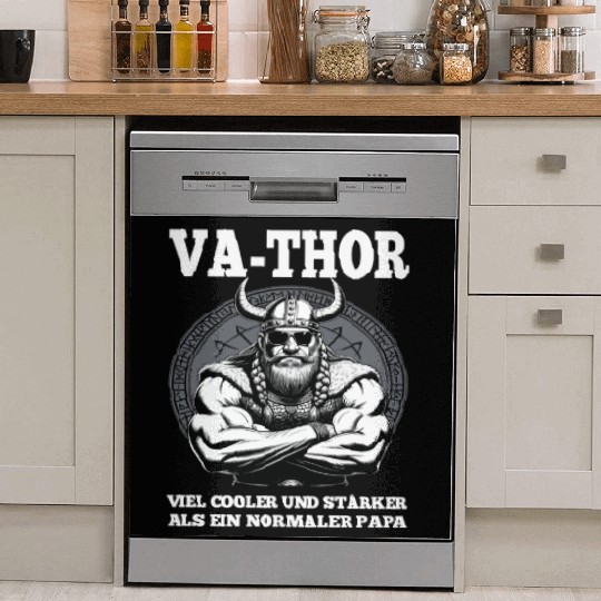 Viking Warrior Man Odin Thor Norman Walhalla Dish Washer Covers