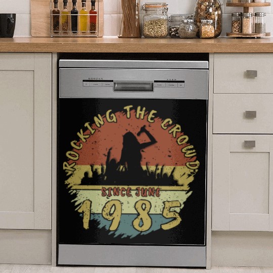 40th Birthday Rocking the crowd SNG 06/1985 Dish Washer Covers