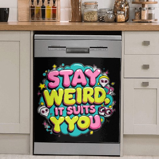 Stay Weird, It Suits You Dish Washer Covers
