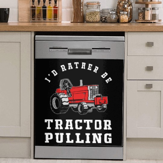 Tractor Driver Tractor Pulling Dish Washer Covers