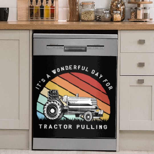 Tractor Pulling Driver Tractors Dish Washer Covers
