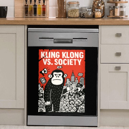 Kling Klong vs. Society – Protest Ape Dish Washer Covers
