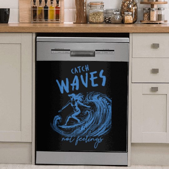 Catch Waves Beach Vacation Dish Washer Covers