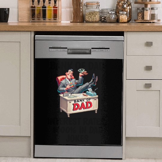 Bank of Dad design Dish Washer Covers